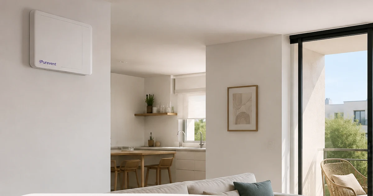 Intérieur rénové en Île-de-France équipé d’un système de ventilation discret