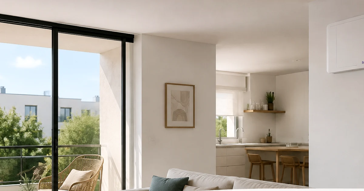 Appartement compact et lumineux équipé d’une ventilation discrète