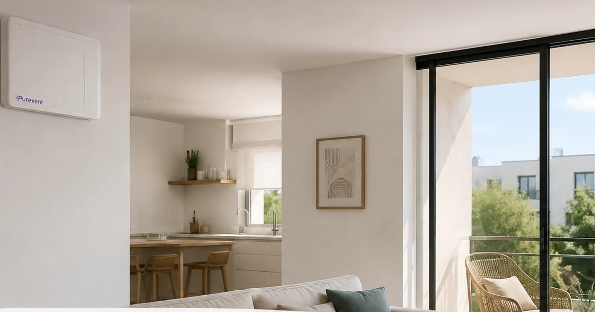 Appartement compact et lumineux équipé d’une ventilation discrète