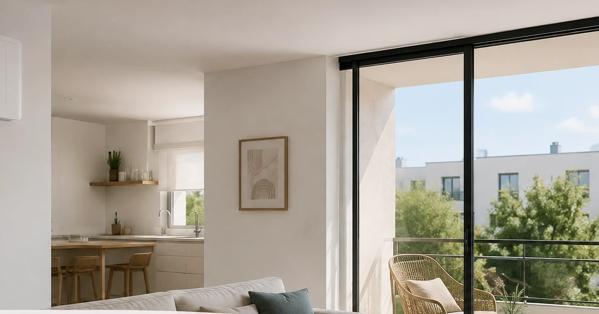 Appartement compact et lumineux équipé d’une ventilation discrète